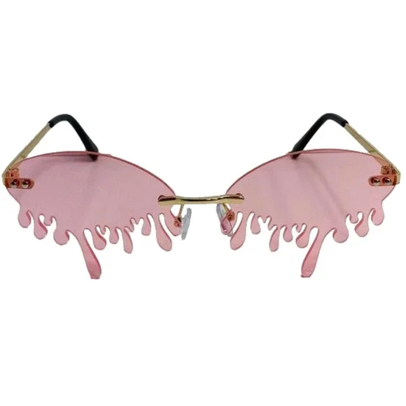 6071 | Drip Rimless Novelty Sunglasses