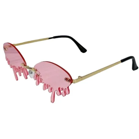 6071 | Drip Rimless Novelty Sunglasses
