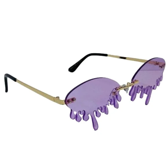 6071 | Drip Rimless Novelty Sunglasses