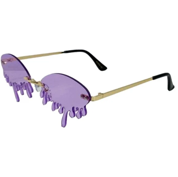 6071 | Drip Rimless Novelty Sunglasses