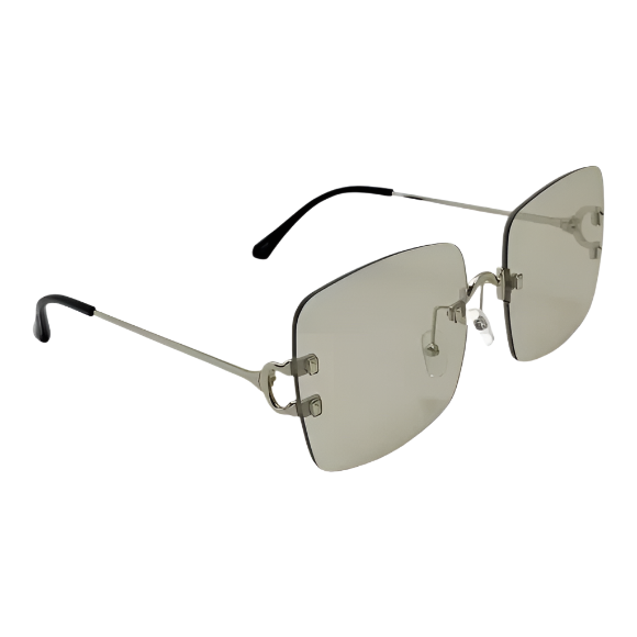 6109 | Square Rimless Sunglasses