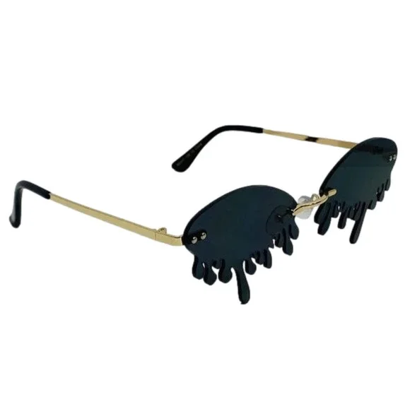 6071 | Drip Rimless Novelty Sunglasses