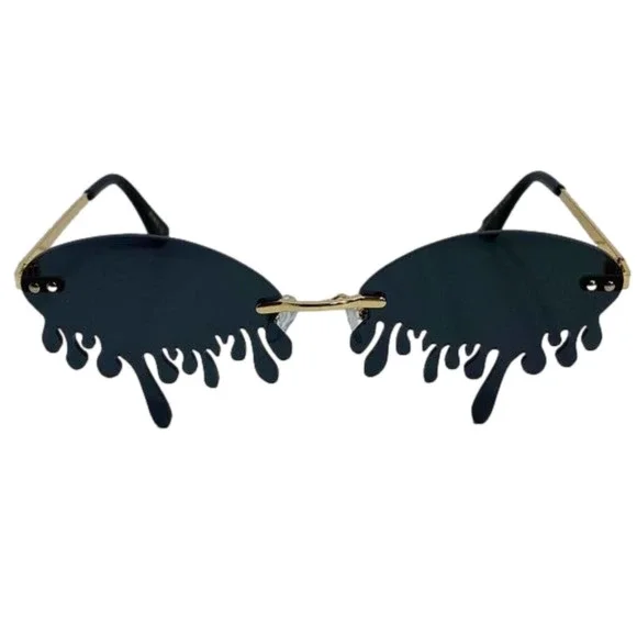 6071 | Drip Rimless Novelty Sunglasses
