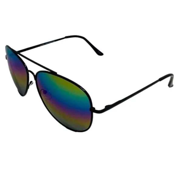 6068 | Rainbow Lens Aviator Sunglasses