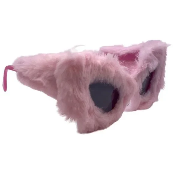 (C) 6173 | Fuzzy Cateye Novelty Sunglasses