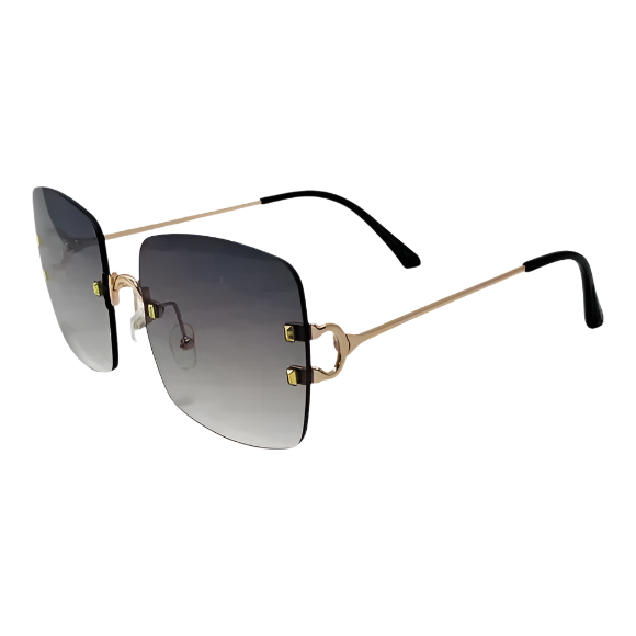 6109 | Square Rimless Sunglasses