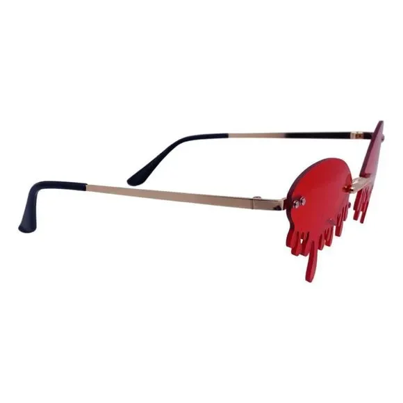 6071 | Drip Rimless Novelty Sunglasses