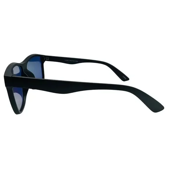 Black sunglasses on a white background