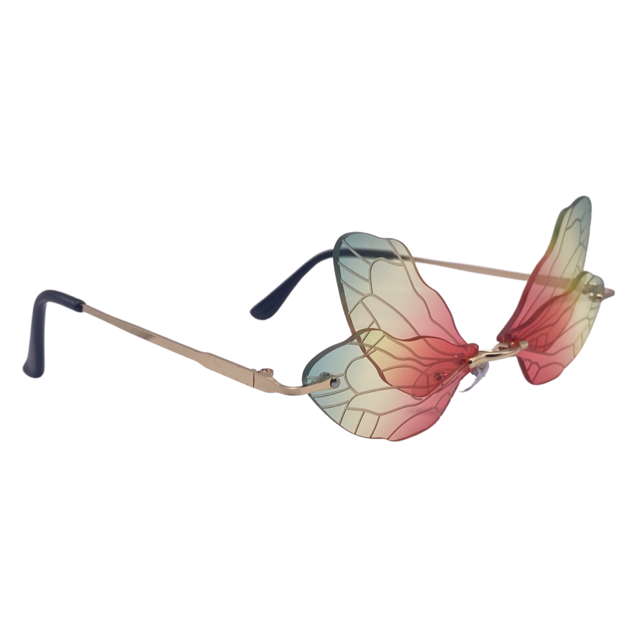 Rainbow Dragonfly Novelty Sunglasses