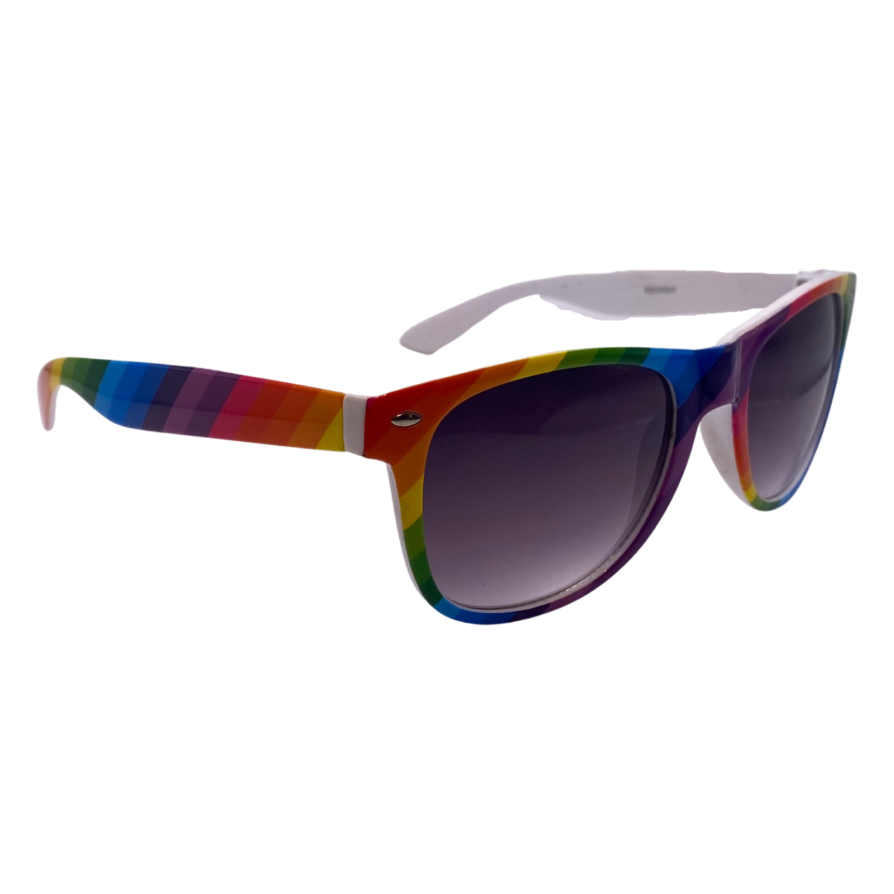 Rainbow Wayfarer Sunglasses Side View