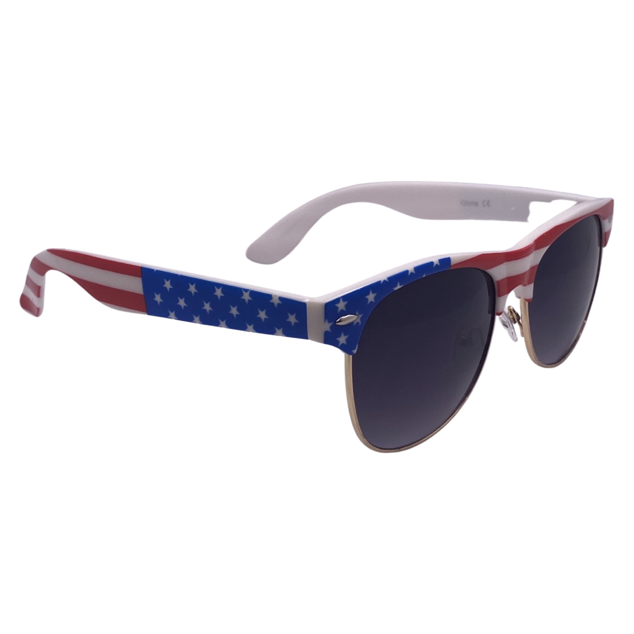 6026 | American Flag Browline Sunglasses