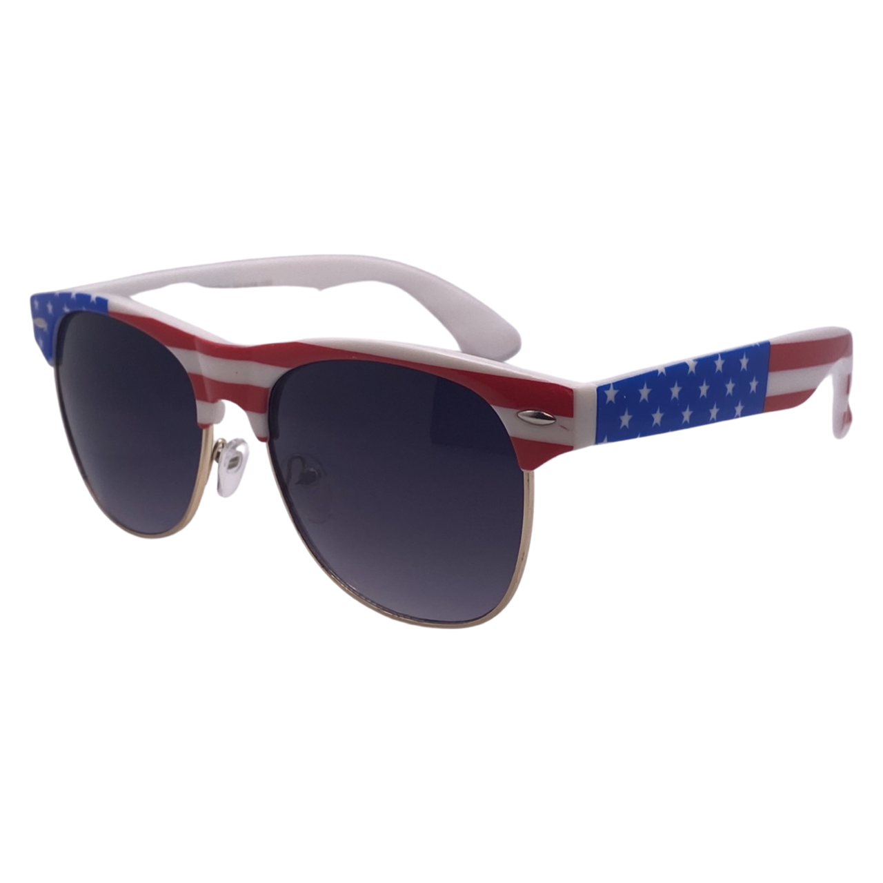 6026 | American Flag Browline Sunglasses