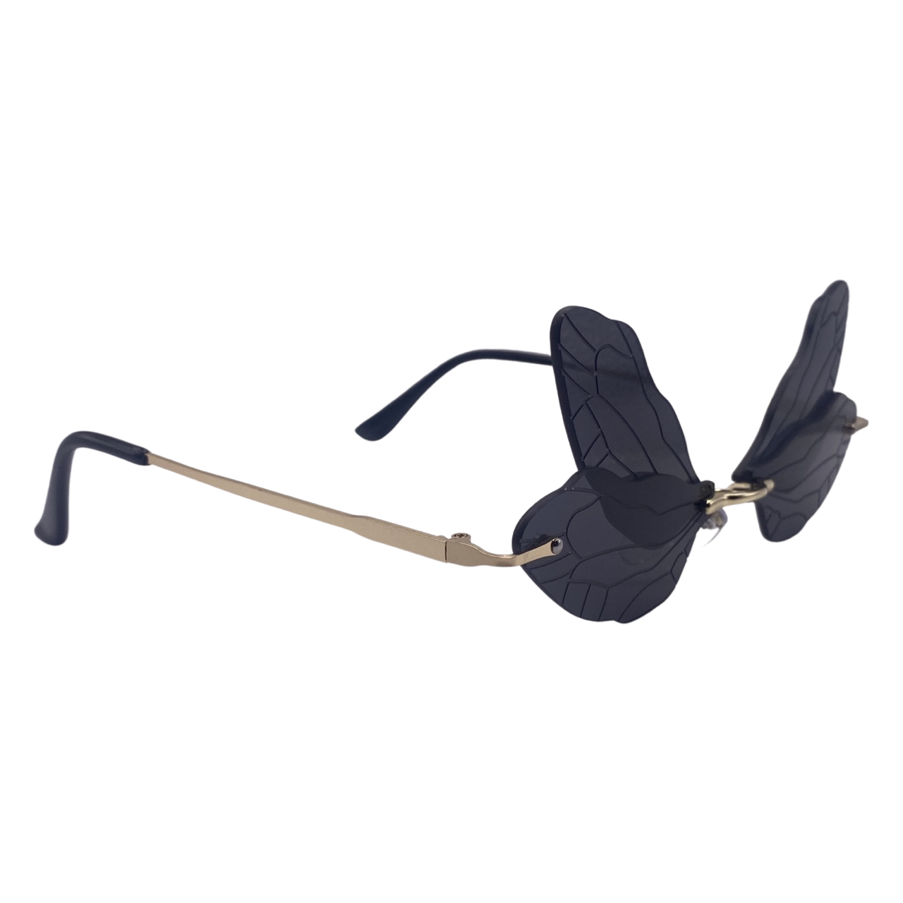 Black Dragonfly Novelty Sunglasses