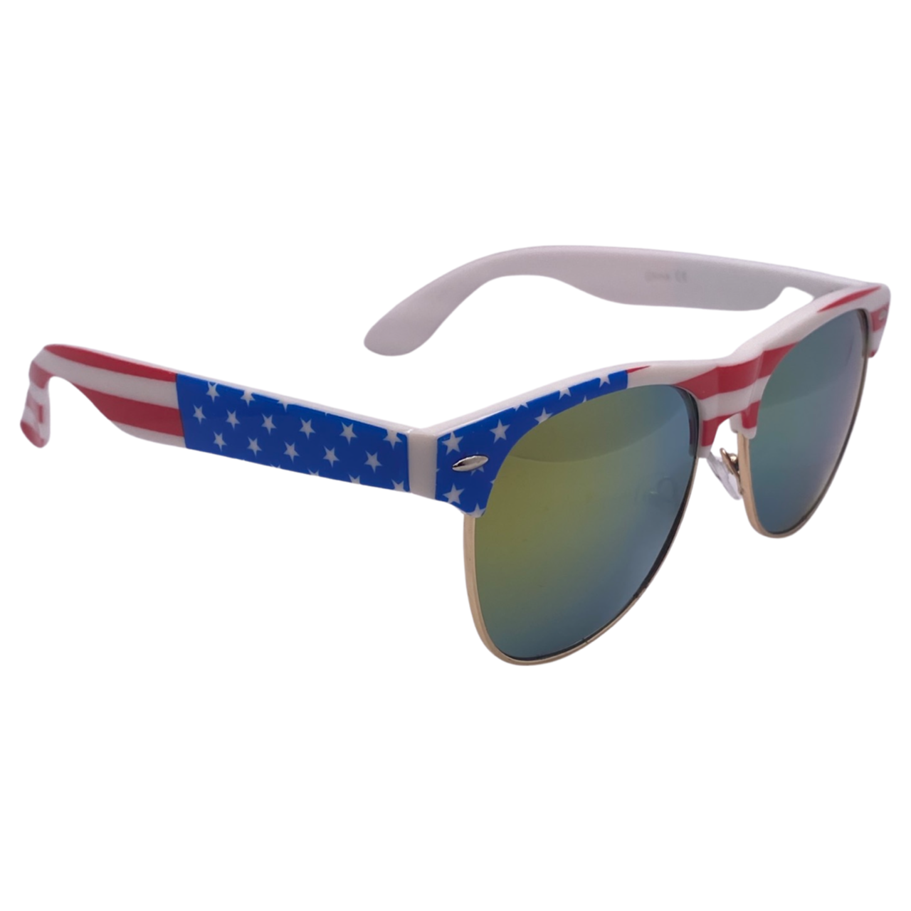 6026 | American Flag Browline Sunglasses