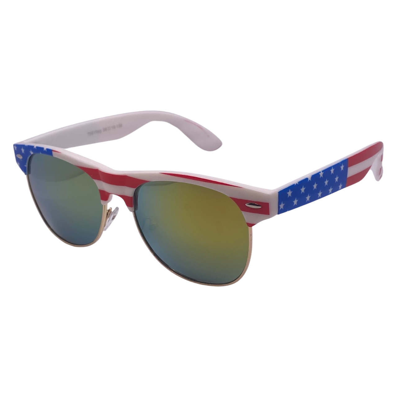 6026 | American Flag Browline Sunglasses