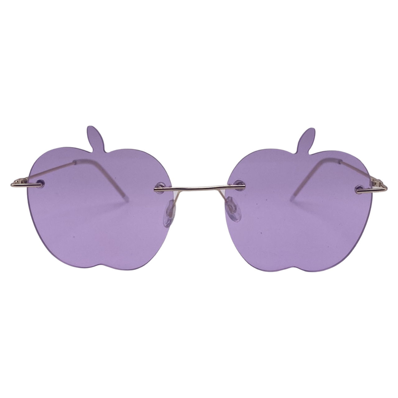 Purple Rimless Apple Sunglasses
