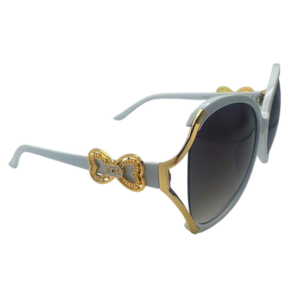 5001 | The Halo - Oversized Round Butterfly Sunglasses