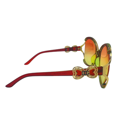 5001 | The Halo - Oversized Round Butterfly Sunglasses