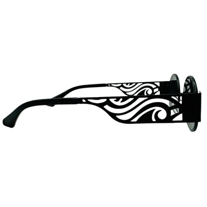 6046 (C) | Oval Lens Sunglasses with unique arm design