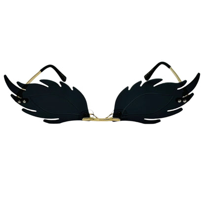 Black Rimless Lens Blaze Sunglasses
