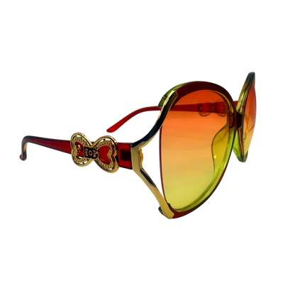 5001 | The Halo - Oversized Round Butterfly Sunglasses
