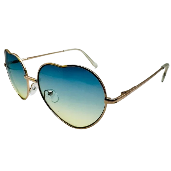 6110 | Two Tone Heart Sunglasses