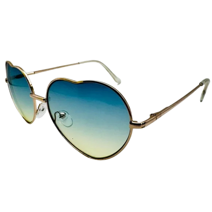 6110 | Two Tone Heart Sunglasses