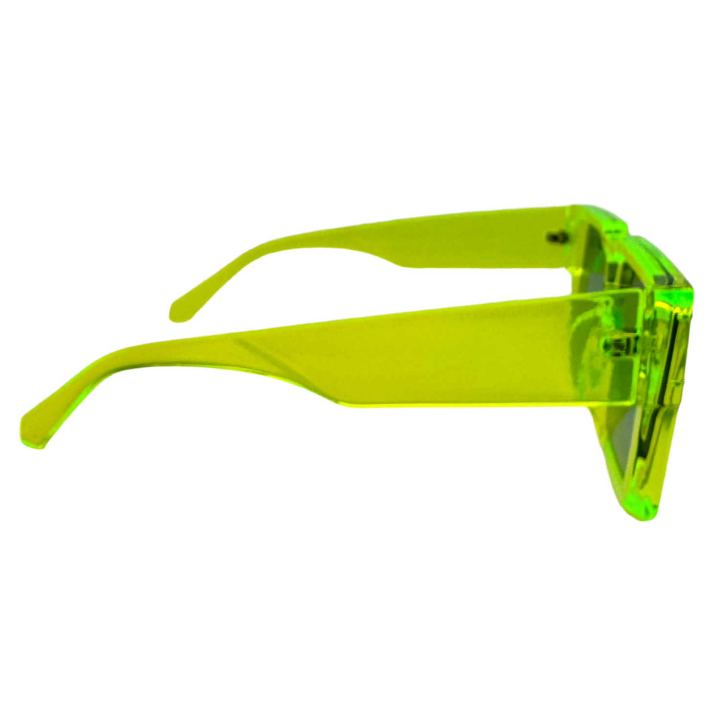 6156 | Square Single Piece Lens Sunglasses with Accents