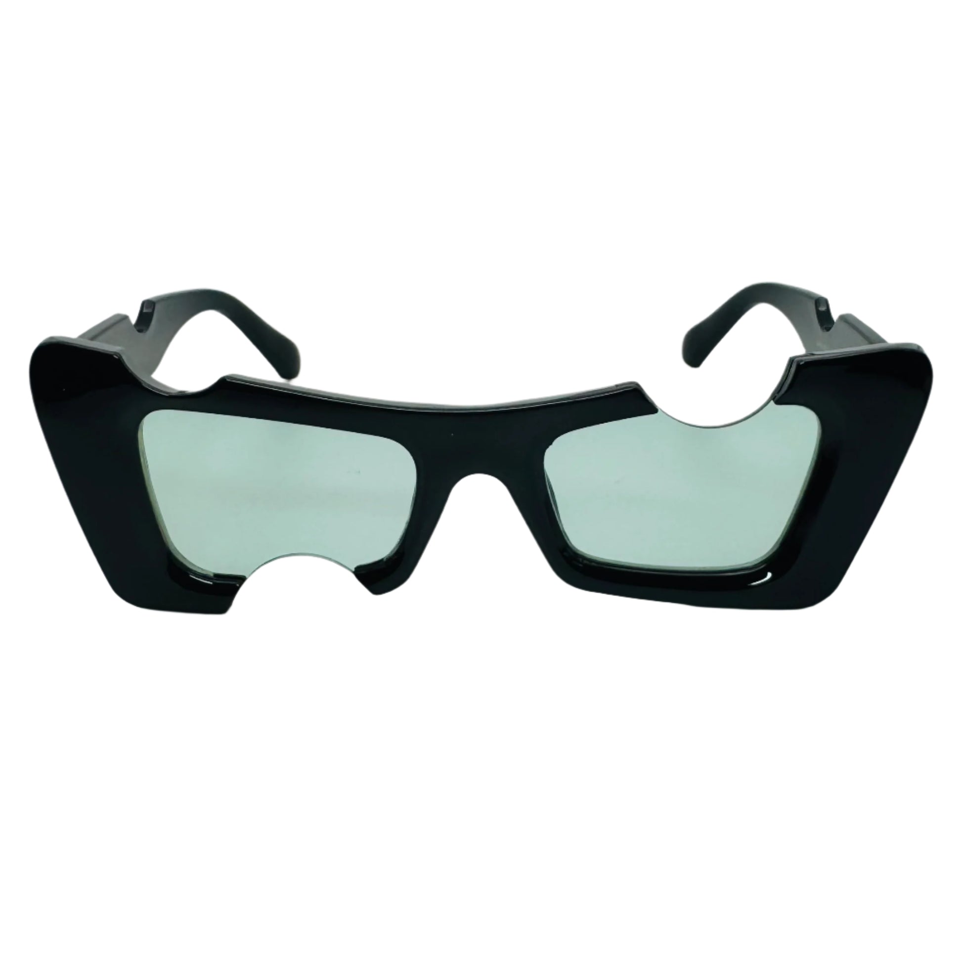 Green Lens Bite Novelty Sunglasses