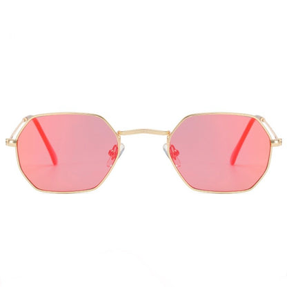 5012 | The Hexon - Retro Octagon Style Sunglasses with colorful lens options