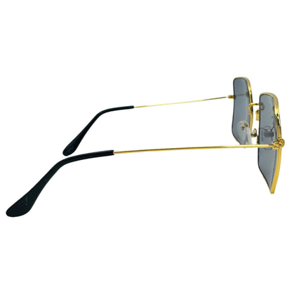 Black Square Retro Sunglasses