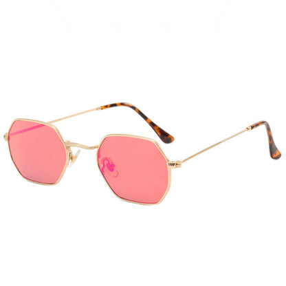 5012 | The Hexon - Retro Octagon Style Sunglasses with colorful lens options