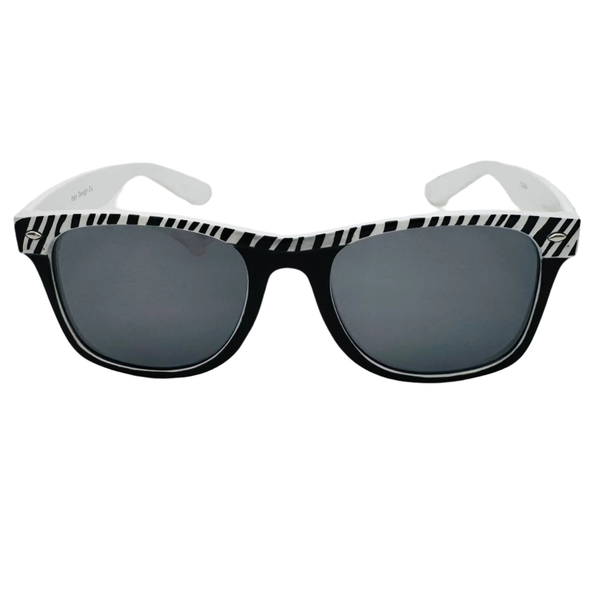 White Zebra Stripe California Classic Sunglasses