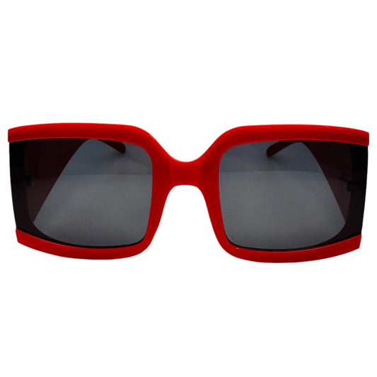 Red Rimless Side Ladies Sunglasses