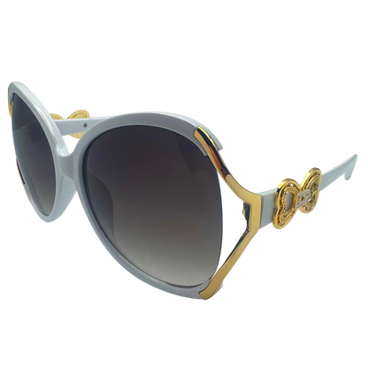 5001 | The Halo - Oversized Round Butterfly Sunglasses