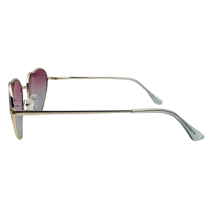 6110 | Two Tone Heart Sunglasses