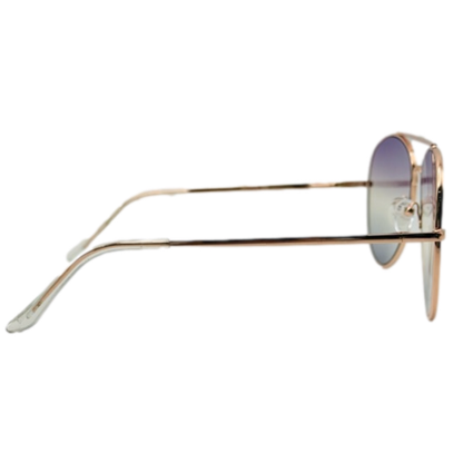 6001 | Two Tone Unisex Aviator Sunglasses
