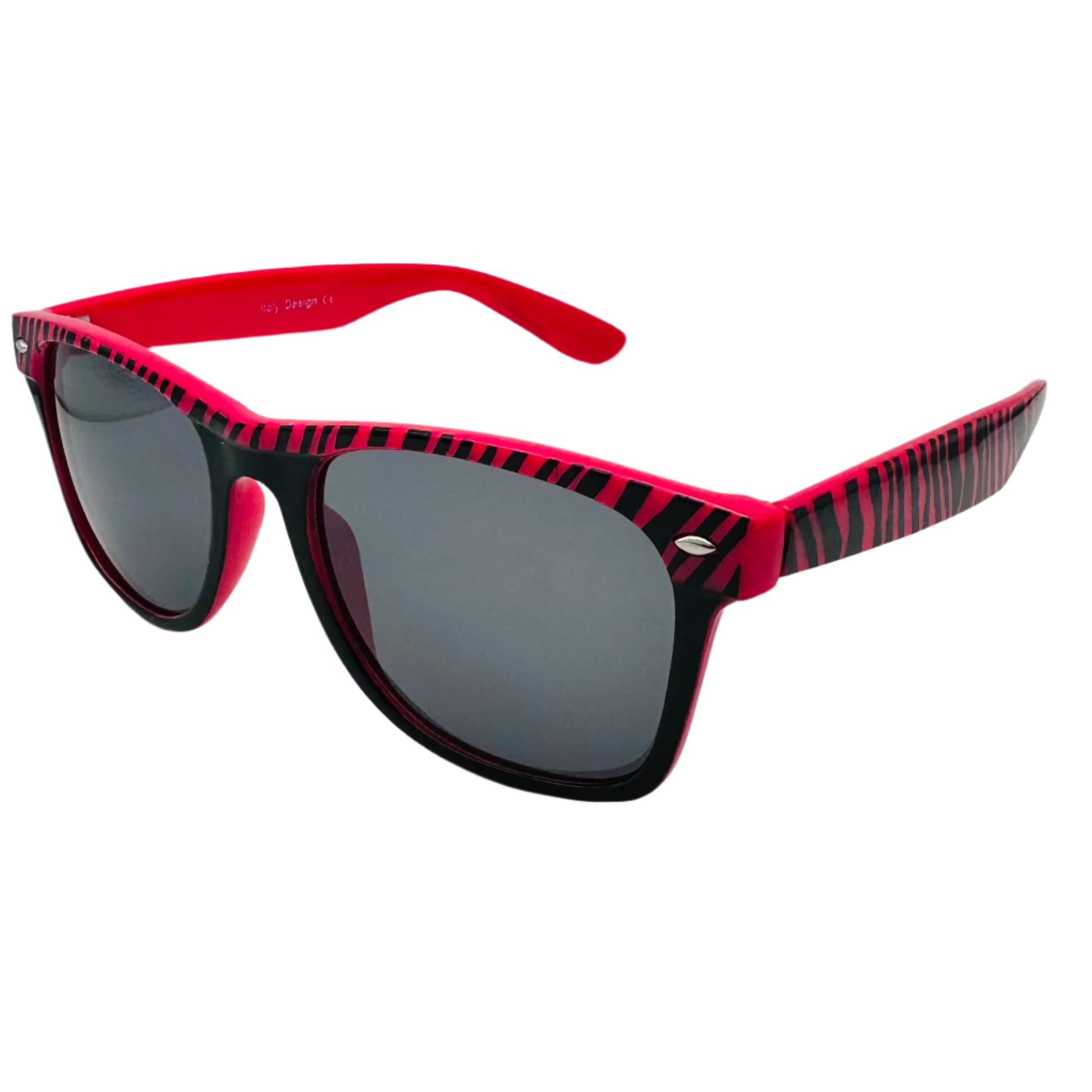Pink Zebra Stripe California Classic Sunglasses