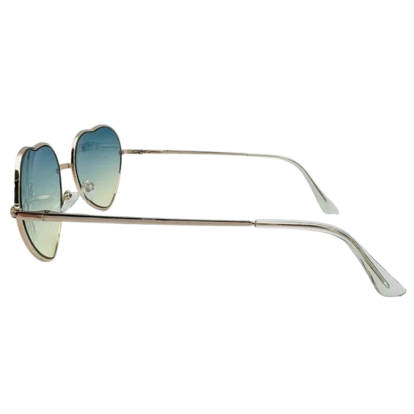 6110 | Two Tone Heart Sunglasses