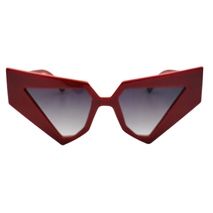 7057 | Venus Vibe - Triangular Style Sunglasses with Gradient Tinted Lenses