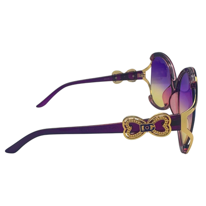 5001 | The Halo - Oversized Round Butterfly Sunglasses