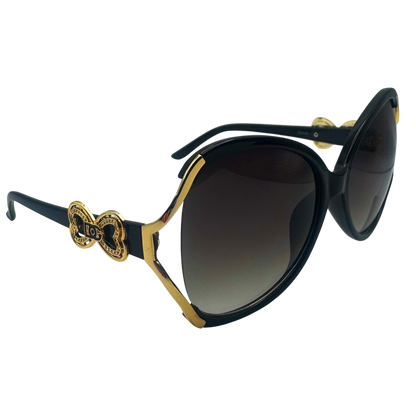 5001 | The Halo - Oversized Round Butterfly Sunglasses
