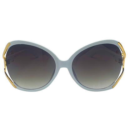 5001 | The Halo - Oversized Round Butterfly Sunglasses