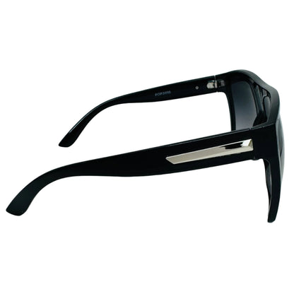 Black Large Square Sunglasses