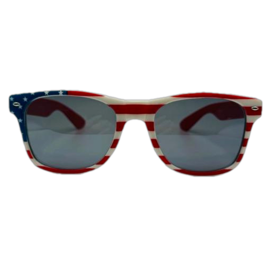 Red Themed USA Novelty Sunglasses
