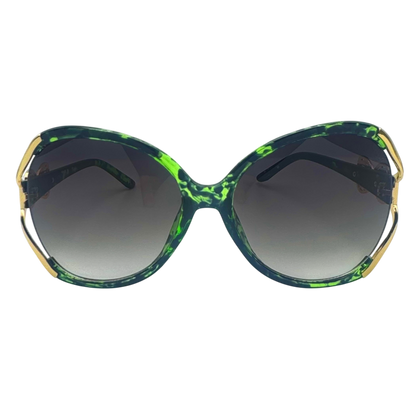 5001 | The Halo - Oversized Round Butterfly Sunglasses