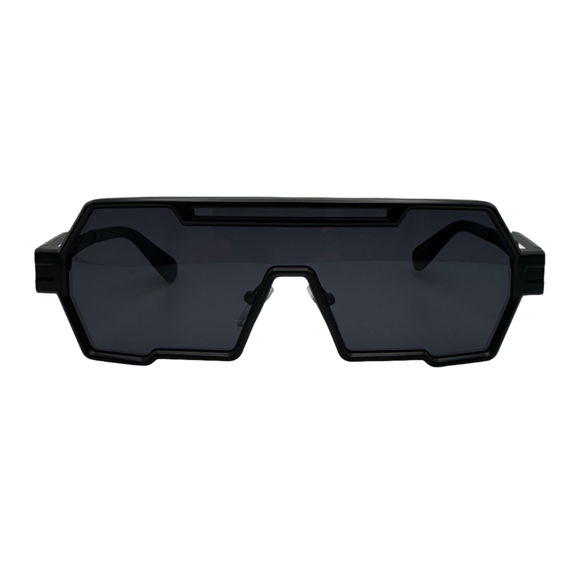 Black Lens Flat Top Sunglasses