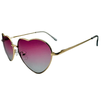 6110 | Two Tone Heart Sunglasses