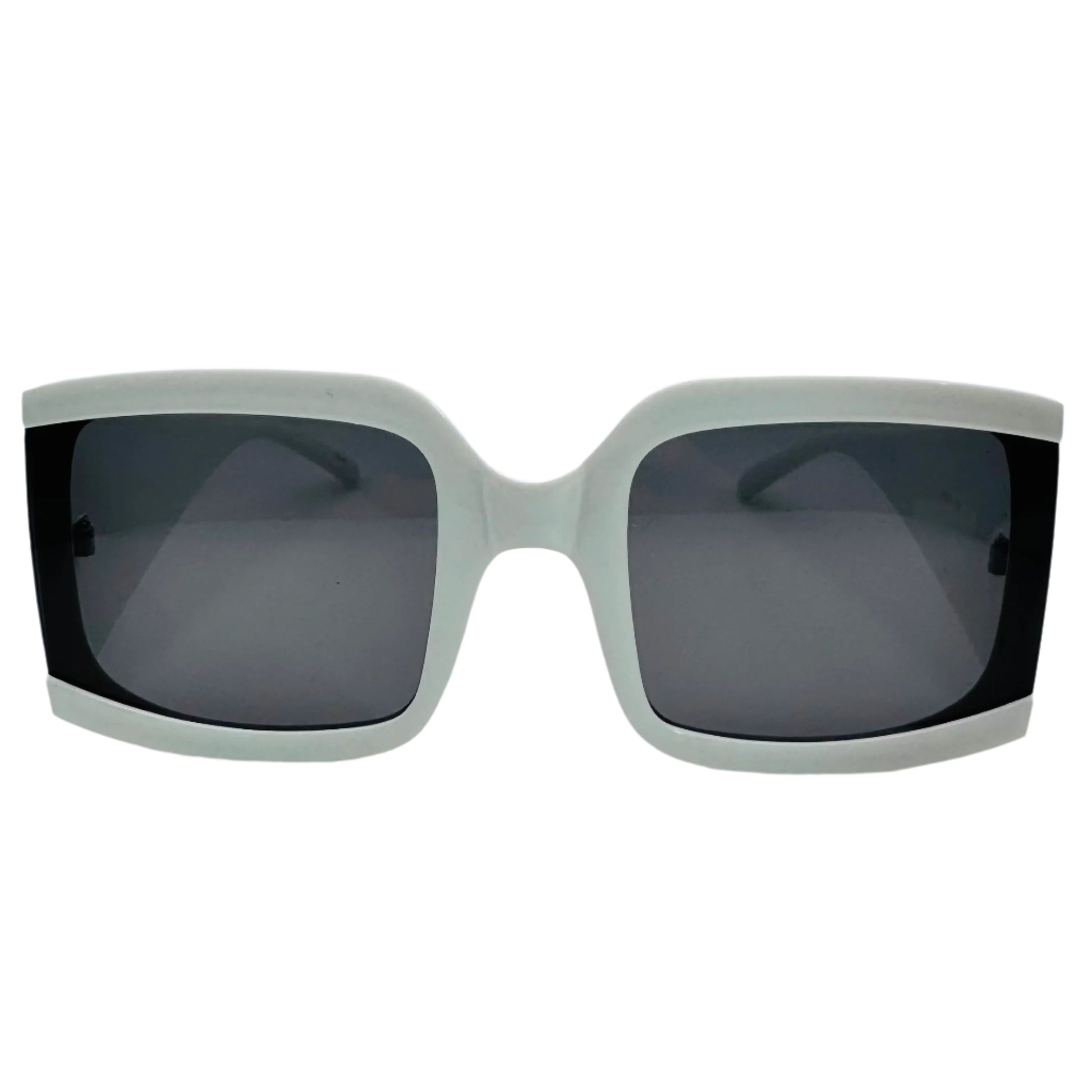 White Rimless Side Ladies Sunglasses