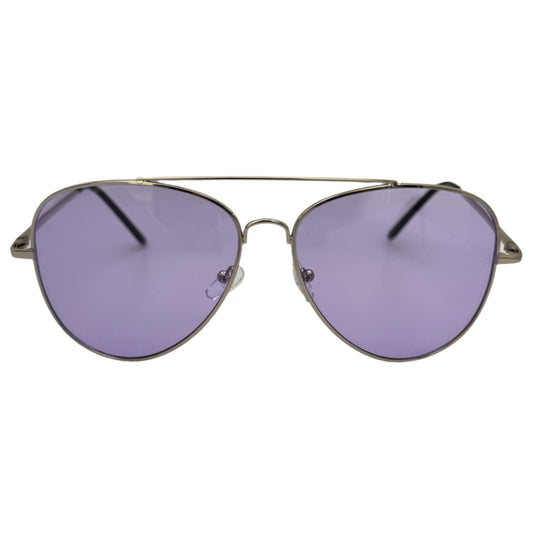 Purple Lens Aviator Sunglasses